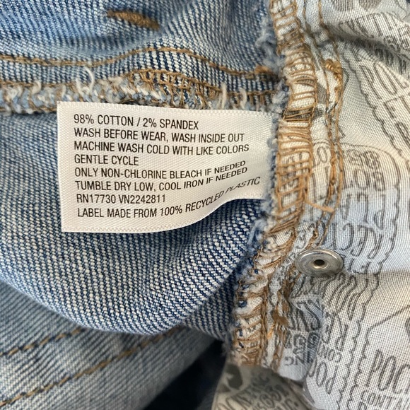 Denim Mini Skirt - Picture 4 of 4